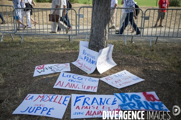 Alain Juppé , rentrée politique à Chatou