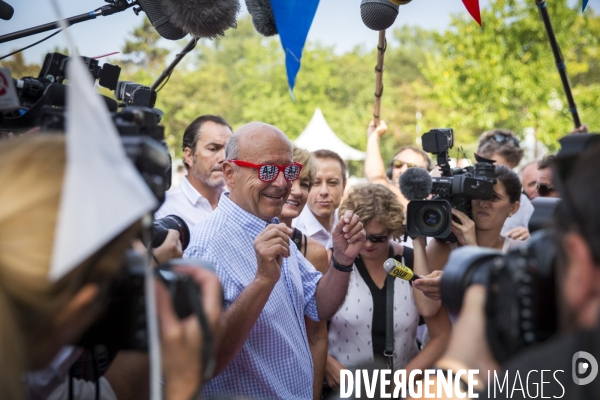 Alain Juppé , rentrée politique à Chatou