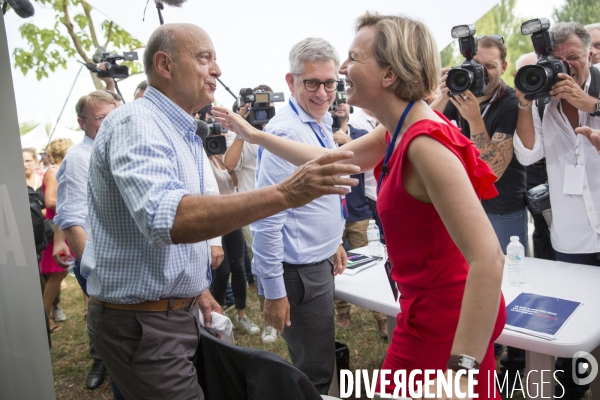 Alain Juppé , rentrée politique à Chatou