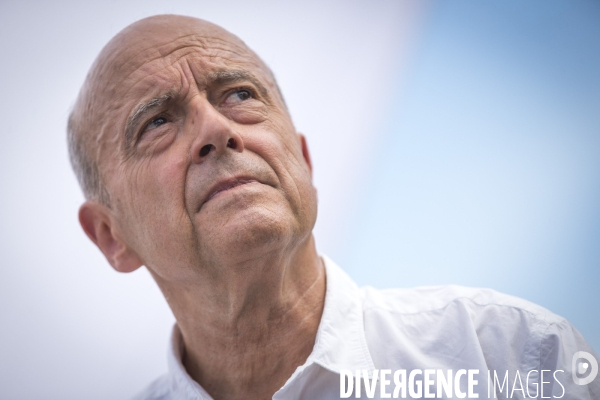 Alain Juppé , rentrée politique à Chatou