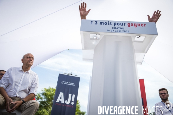 Alain Juppé , rentrée politique à Chatou