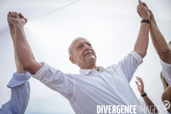 Alain Juppé , rentrée politique à Chatou