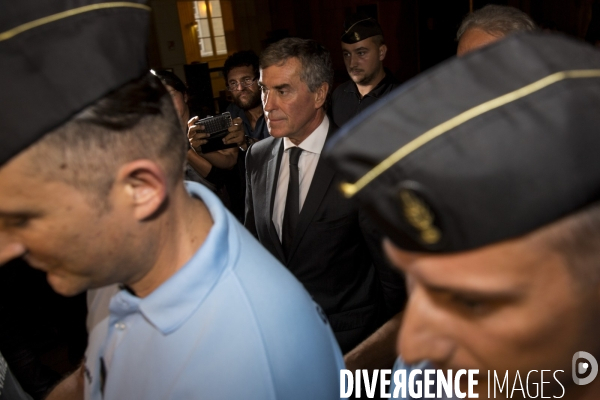 Ouverture du procès pour fraude fiscale de Jérome CAHUZAC et de son ex-épouse Patricia MENARD devant la 32ème chambre du tribunal correctionnel de Paris.