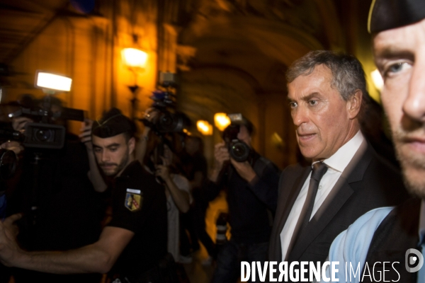 Ouverture du procès pour fraude fiscale de Jérome CAHUZAC et de son ex-épouse Patricia MENARD devant la 32ème chambre du tribunal correctionnel de Paris.