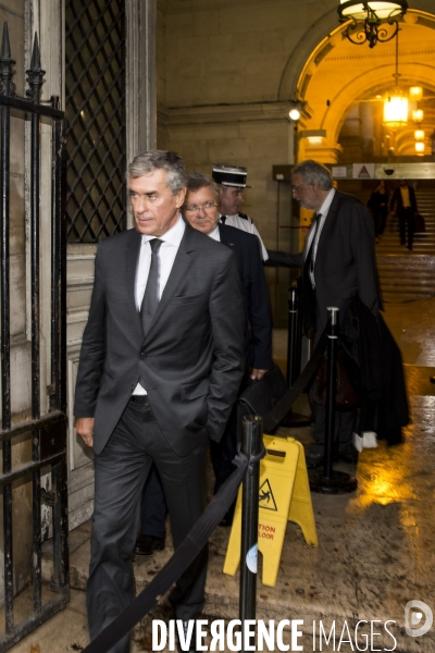 Ouverture du procès pour fraude fiscale de Jérome CAHUZAC et de son ex-épouse Patricia MENARD devant la 32ème chambre du tribunal correctionnel de Paris.