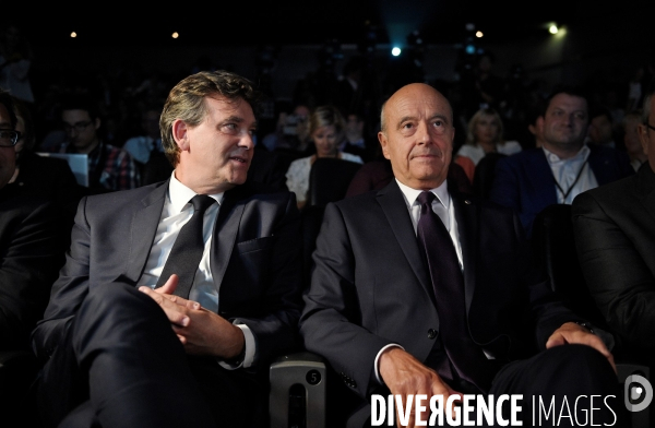 Arnaud Monteboug avec Alain Juppé