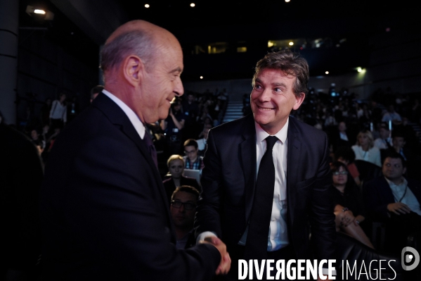 Arnaud Monteboug avec Alain Juppé