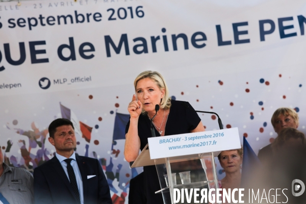 Marine le pen a brachay