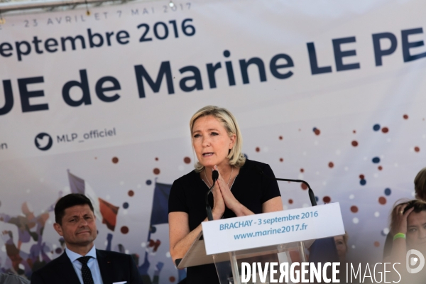 Marine le pen a brachay