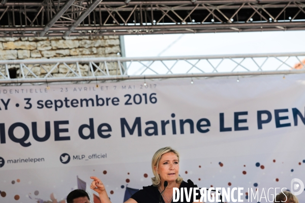 Marine le pen a brachay