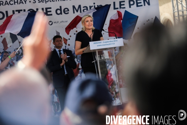 Marine le pen a brachay