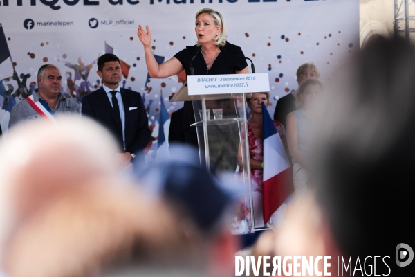 Marine le pen a brachay