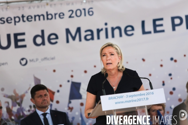 Marine le pen a brachay