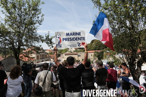 Marine le pen a brachay