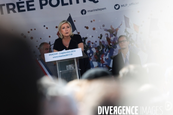 Marine le pen a brachay