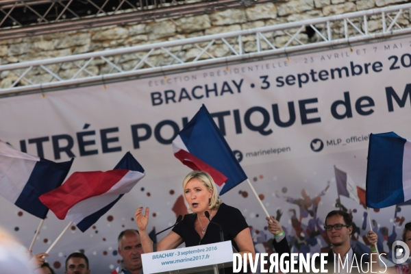 Marine le pen a brachay