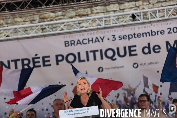 Marine le pen a brachay