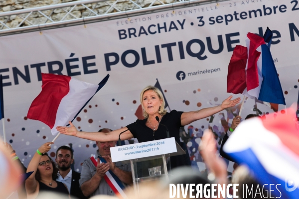 Marine le pen a brachay