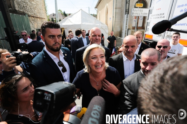 Marine le pen a brachay