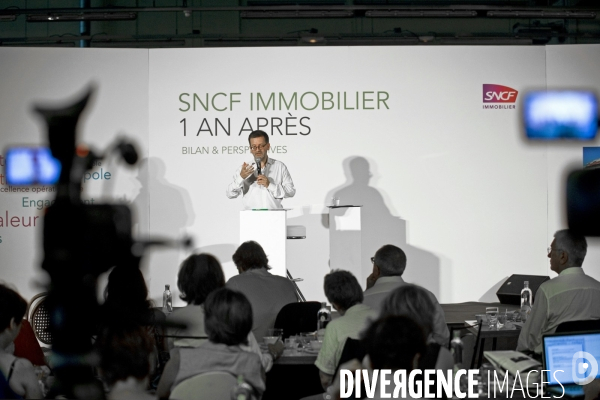 Projet urbain d amenagement sur un site ferroviaire de six hectares dans le 12 eme arrondisssement.Portrait de Benoit Quignon, dg SNCF Immobilier