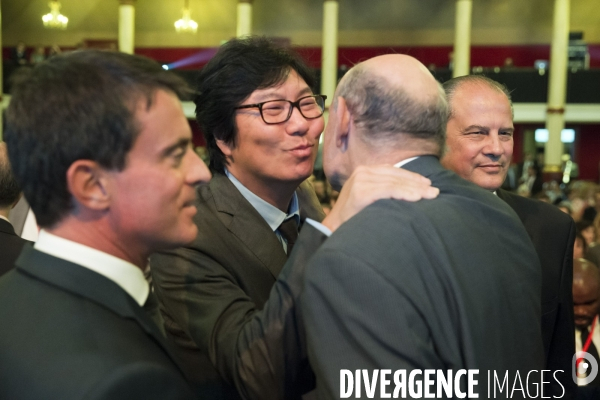 François Hollande: discours salle Wagram