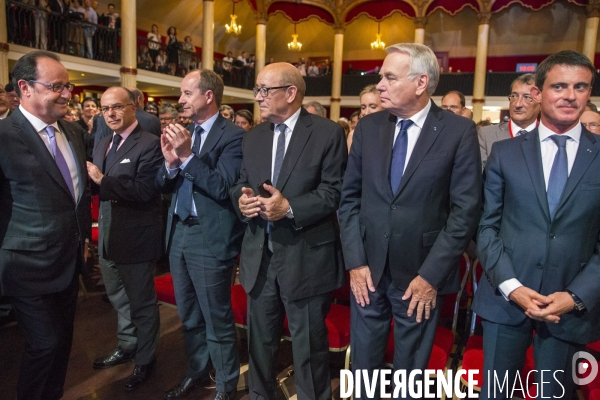 François Hollande: discours salle Wagram