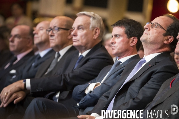 François Hollande: discours salle Wagram