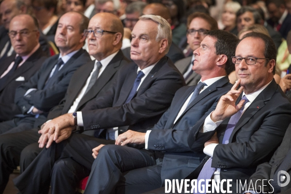 François Hollande: discours salle Wagram