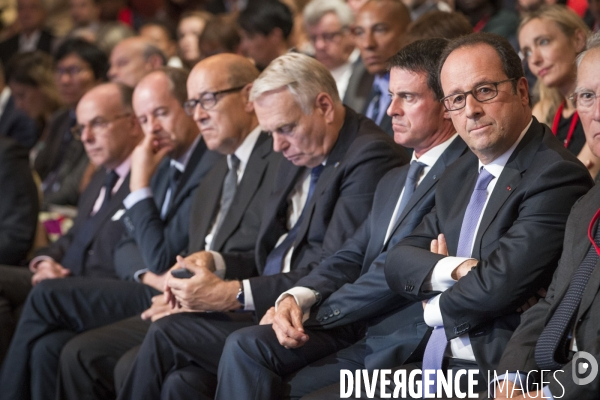 François Hollande: discours salle Wagram