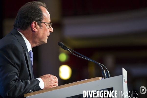 François Hollande: discours salle Wagram