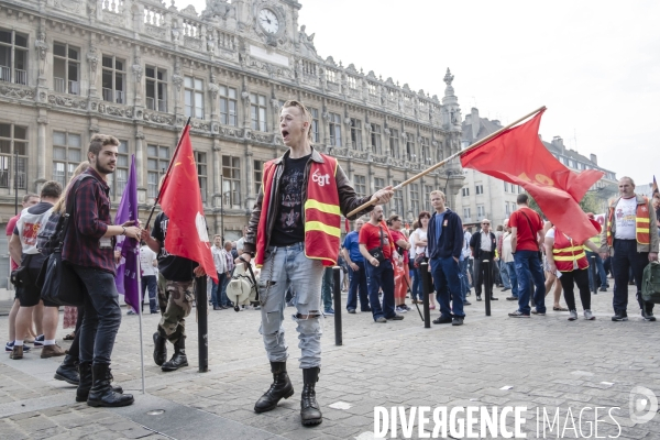 Manifestation contre la loi travail