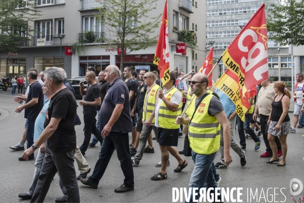 Manifestation contre la loi travail