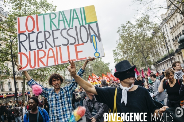 Manifestation contre la Loi Travail du 15 septembre 2016