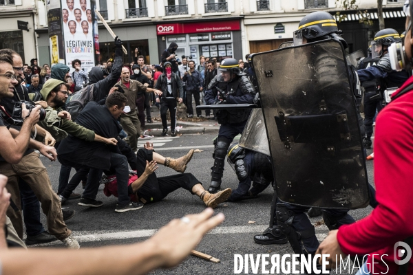 Manifestation contre la loi travail