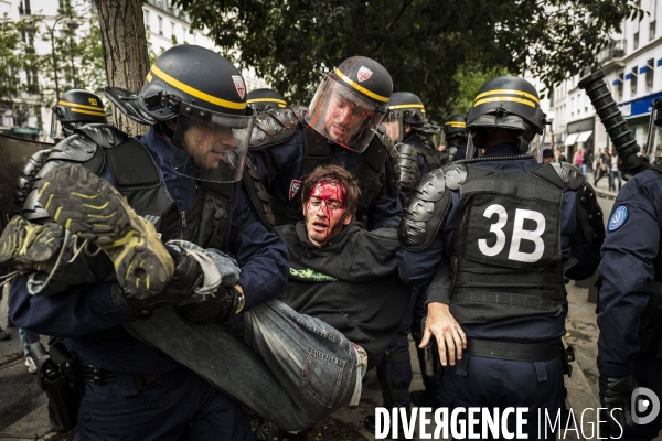 Manifestation contre la loi travail