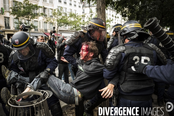 Manifestation contre la loi travail