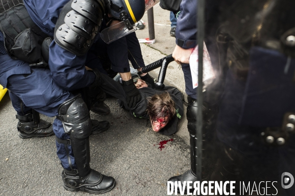 Manifestation contre la loi travail