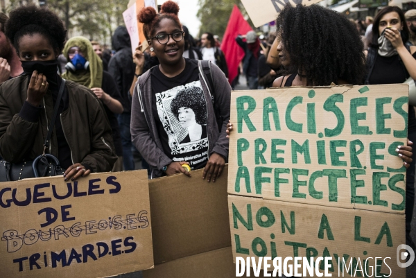 Manifestation contre la loi travail