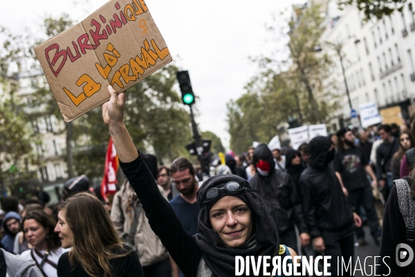 Manifestation contre la loi travail