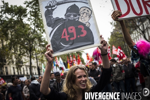 Manifestation contre la loi travail