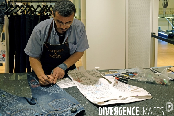 Made in Paris, exposition au Bon Marche rive  gauche de createurs parisiens