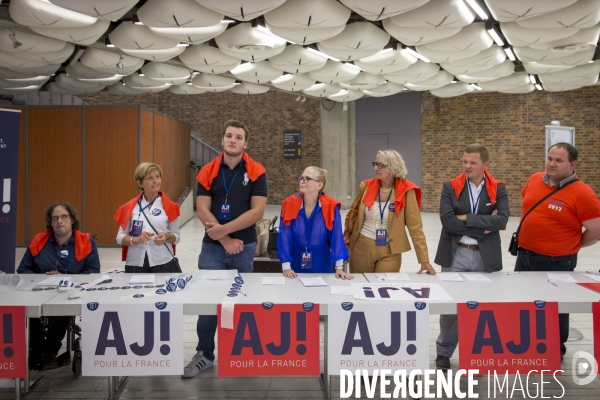 Alain Juppé en meeting à Strasbourg