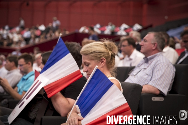 Alain Juppé en meeting à Strasbourg