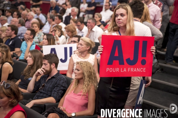 Alain Juppé en meeting à Strasbourg