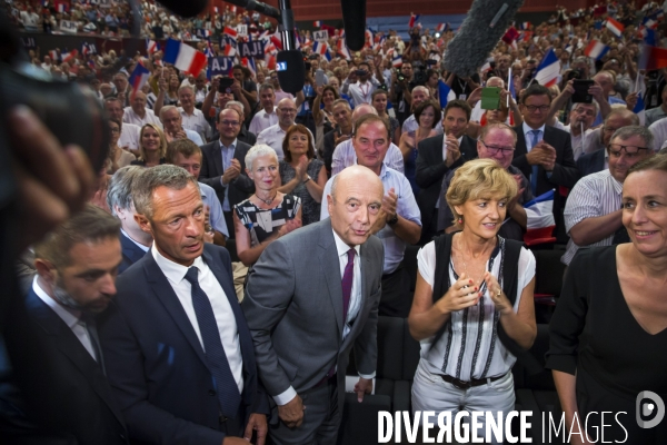 Alain Juppé en meeting à Strasbourg