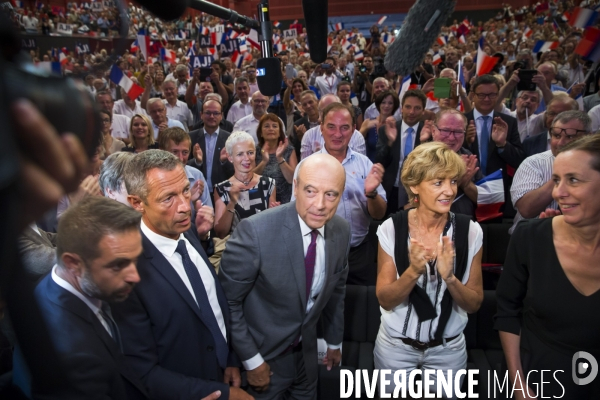 Alain Juppé en meeting à Strasbourg