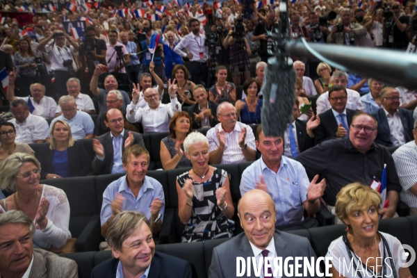 Alain Juppé en meeting à Strasbourg