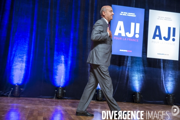 Alain Juppé en meeting à Strasbourg