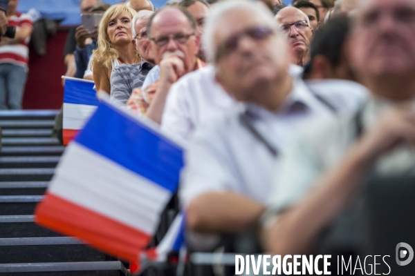 Alain Juppé en meeting à Strasbourg