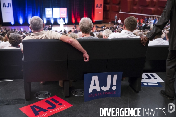 Alain Juppé en meeting à Strasbourg